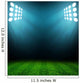stadium lights at night and stadium Wall Mural
