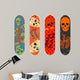 Skateboard Design Pack with Wall Decal