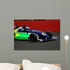 Race Car Driving through Wall Decal