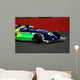 Race Car Driving through Wall Decal