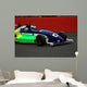 Race Car Driving through Wall Decal