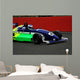 Race Car Driving through Wall Decal
