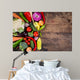 Vegetables Wooden Table Wall Decal