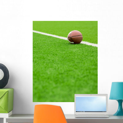 American Football Wall Decal 2 shown on a wall