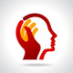 Human Head Thinking A New Idea Wall Decal