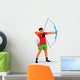 Athlete archery vector sign Wall Decal