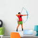 Athlete archery vector sign Wall Decal