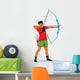 Athlete archery vector sign Wall Decal
