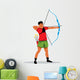 Athlete archery vector sign Wall Decal