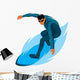 Surfing vector sign Wall Decal