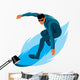 Surfing vector sign Wall Decal