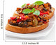 Bruschetta caponata with raisins and pine nuts decorated with a  Wall Decal