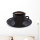 Cup of coffee isolated. Vector illustration Wall Decal