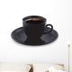 Cup of coffee isolated. Vector illustration Wall Decal