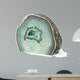 Green Agate Geode Rock Wall Decal
