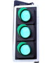Three Green Lights On A Traffic Pole Go Wall Decal