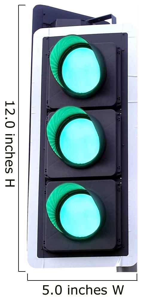 Three Green lights on a traffic pole go Wall Decal