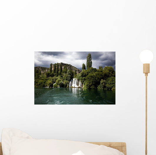 waterfalls of the Krka river in Krka national park in Croatia Wall Mural