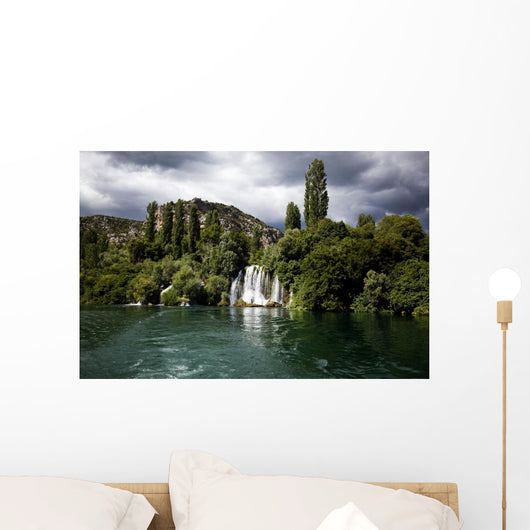 waterfalls of the Krka river in Krka national park in Croatia Wall Mural