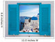 Santorini Scene Window Wall Decal