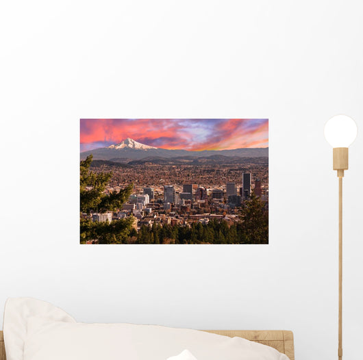 Beautiful Vista Portland Oregon Wall Decal