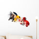 Siamese Fighting Fish Wall Decal