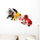 Siamese Fighting Fish Wall Decal