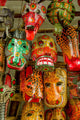 Mayan Wooden Masks Guatemala Market Wall Decal