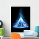 magic glass pyramid Wall Mural
