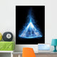 magic glass pyramid Wall Mural