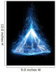 magic glass pyramid Wall Mural