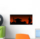 ancient city with guardian. second variant Wall Mural