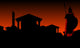 Ancient City With Guardian. Second Variant Wall Decal