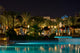 Night Swimming Pool Side Of Tropical Hotel Wall Decal