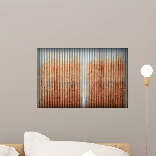 Old Zinc Texture Rusty Wall Decal