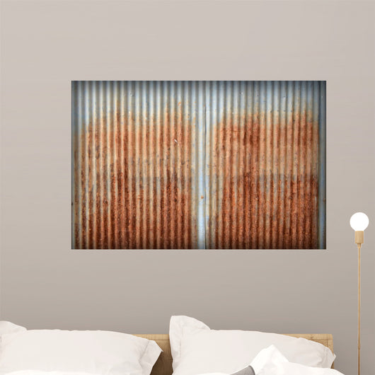 Old Zinc Texture Rusty Wall Decal