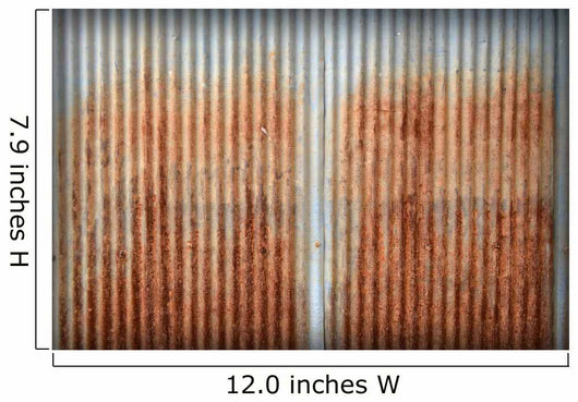 Old Zinc Texture Rusty Wall Decal