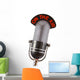 Retro Microphone Wall Decal