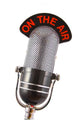 Retro Microphone Wall Decal