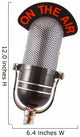 Retro Microphone Wall Decal