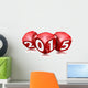 Dice 2015 Happy New Year Wall Decal