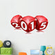 Dice 2015 Happy New Year Wall Decal