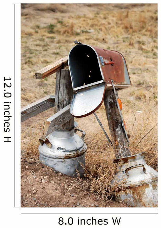 Mailbox Shawnee National Grassland Wall Decal