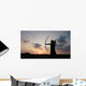 Archery Silhouette Sunset Wall Mural