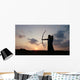 Archery Silhouette Sunset Wall Mural