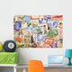 Postage Stamps from All Wall Decal