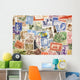 Postage Stamps from All Wall Decal