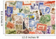 Postage Stamps from All Wall Decal