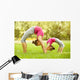 Mother and Daughter Doing Wall Decal