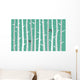 Vector Birch or Aspen Trees with Snow and Love Birds  Wall Mural